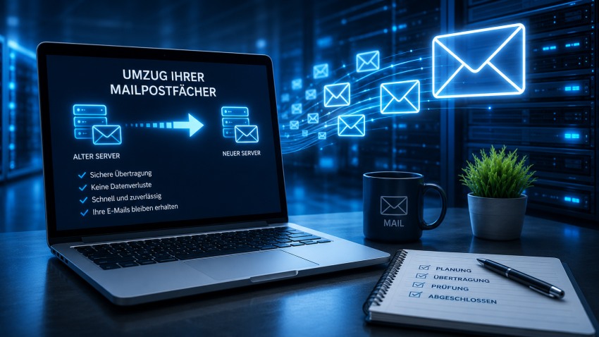 Umzug Ihrer Mailpostfächer